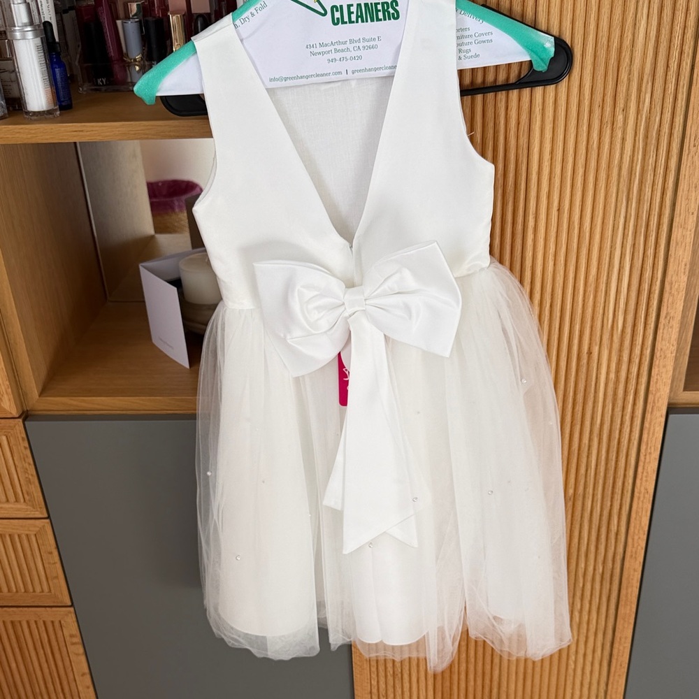 Girls bow dress